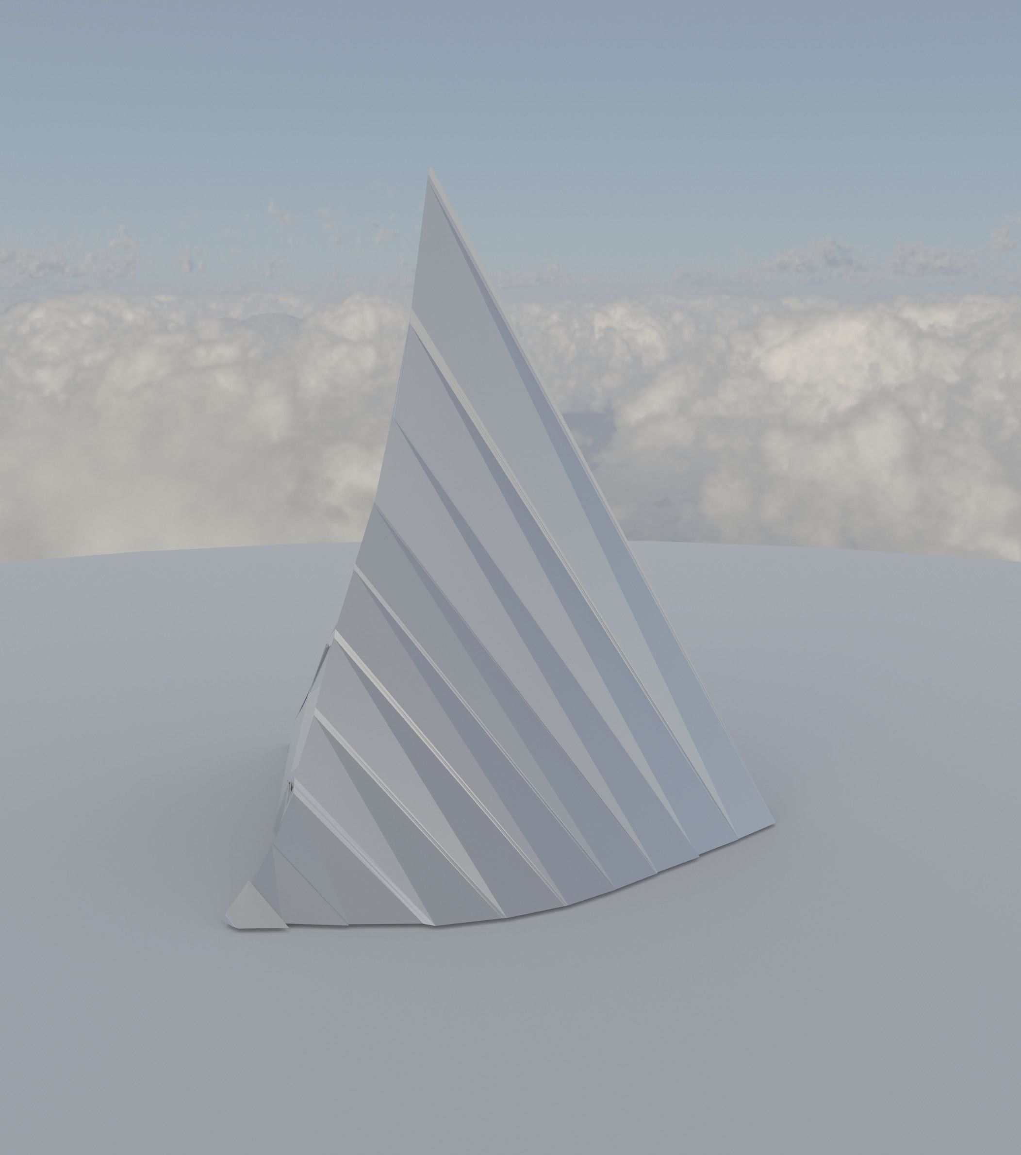 Silver Peak Structure 2nd Version Low-poly 3D model_11