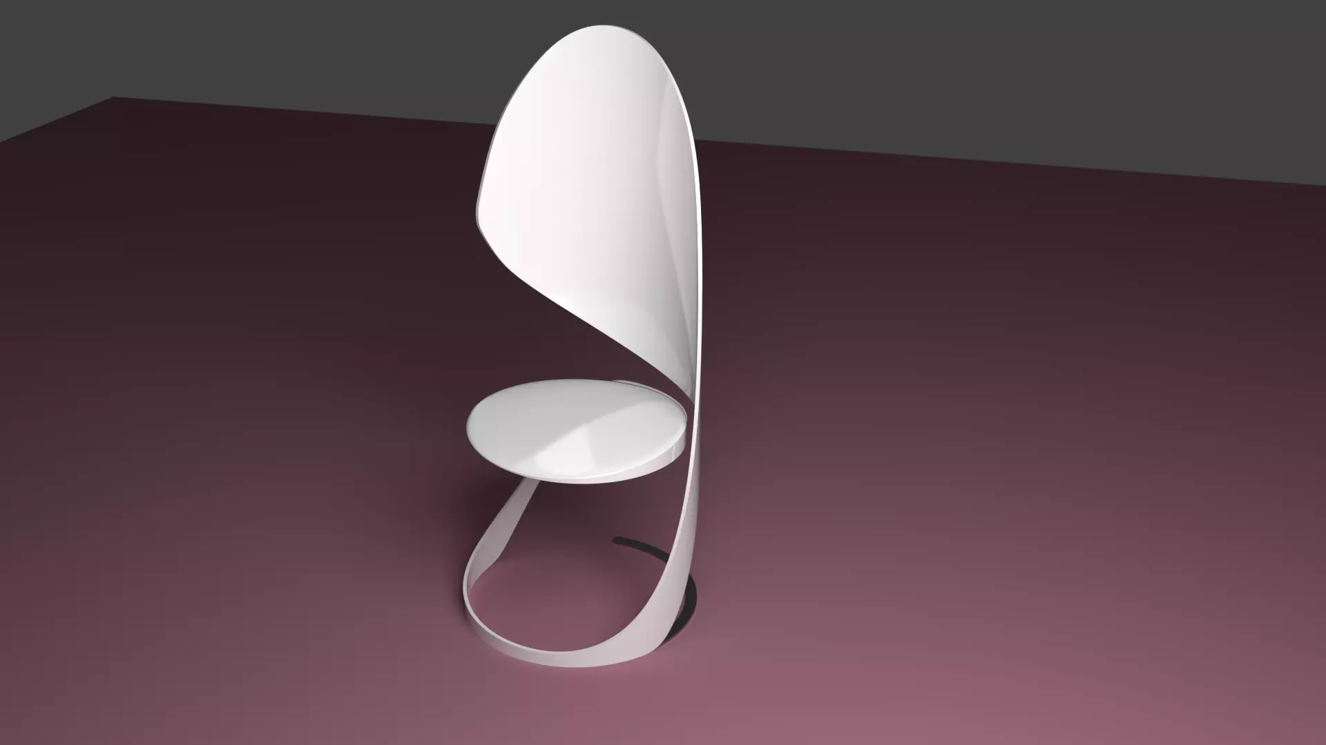 The Peel Chair Unusual and Sensitive 3D model