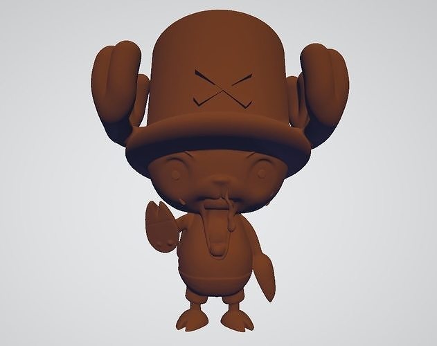 Tony Tony Chopper Afraid Free 3D print model