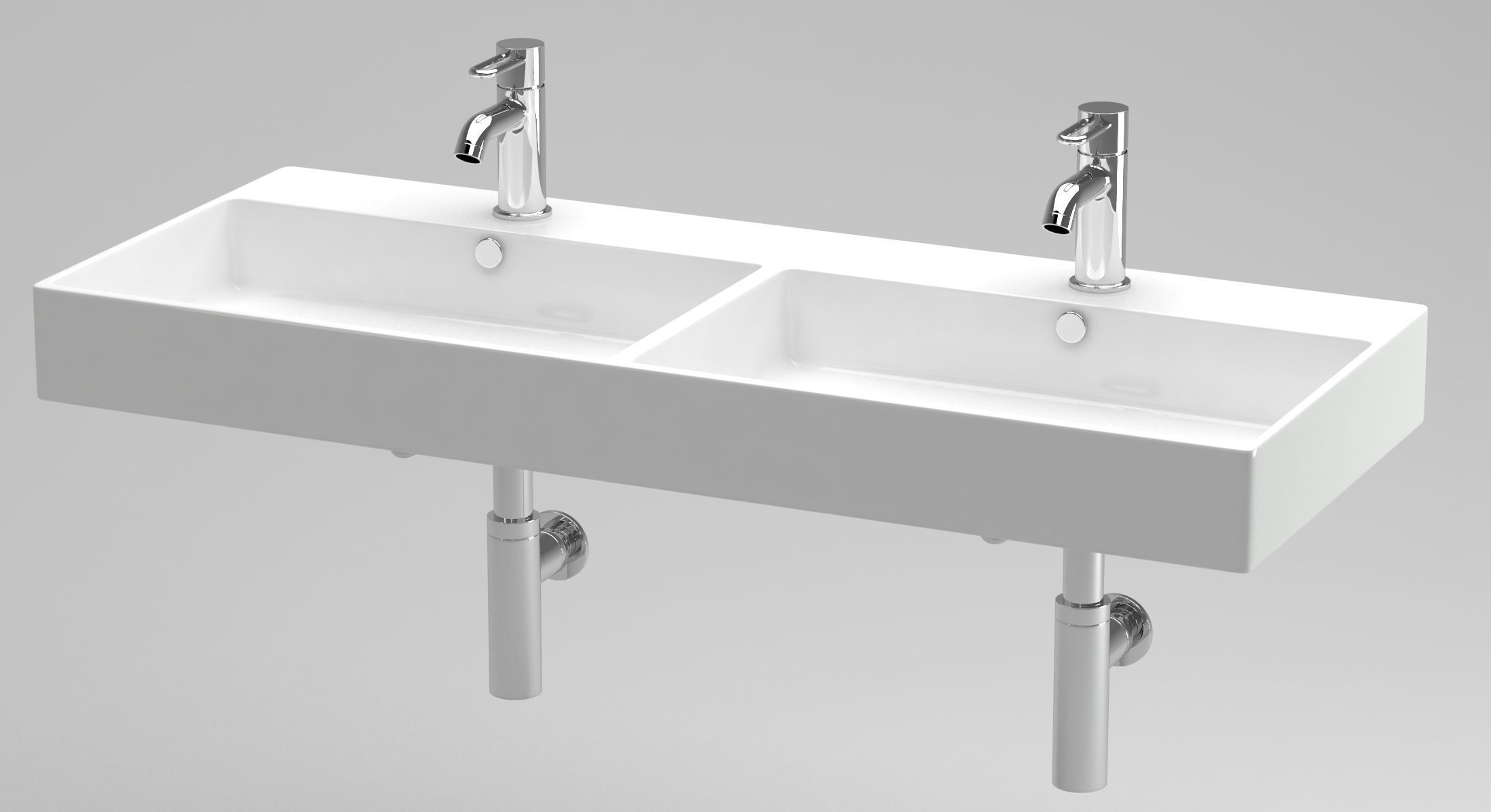 Bathroom Sink 01 3D model_4