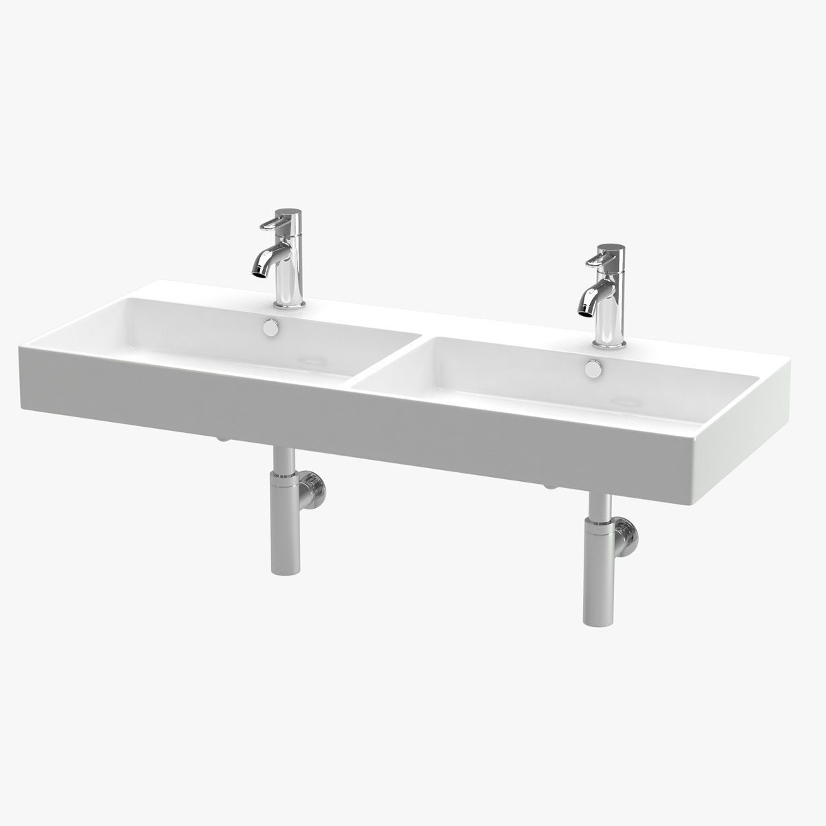 Bathroom Sink 01 3D model_5