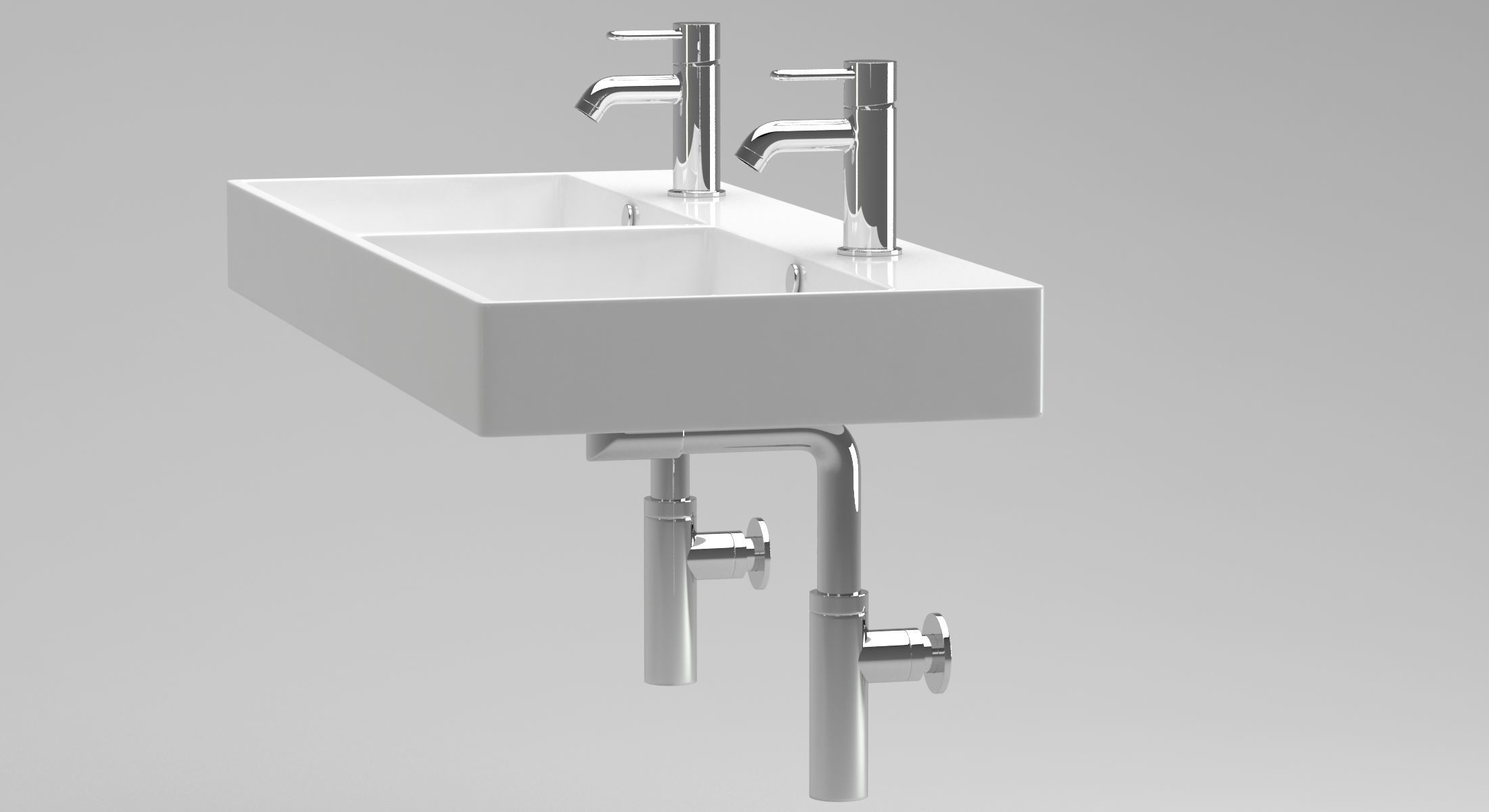 Bathroom Sink 01 3D model_6