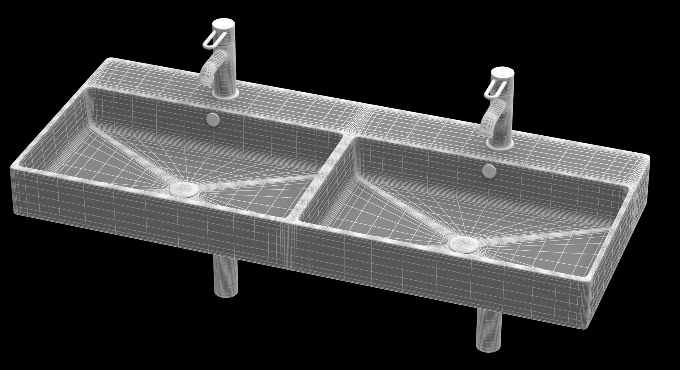 Bathroom Sink 01 3D model_8