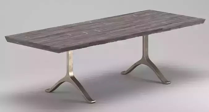 BDDW Maple Slab Rectangle Table