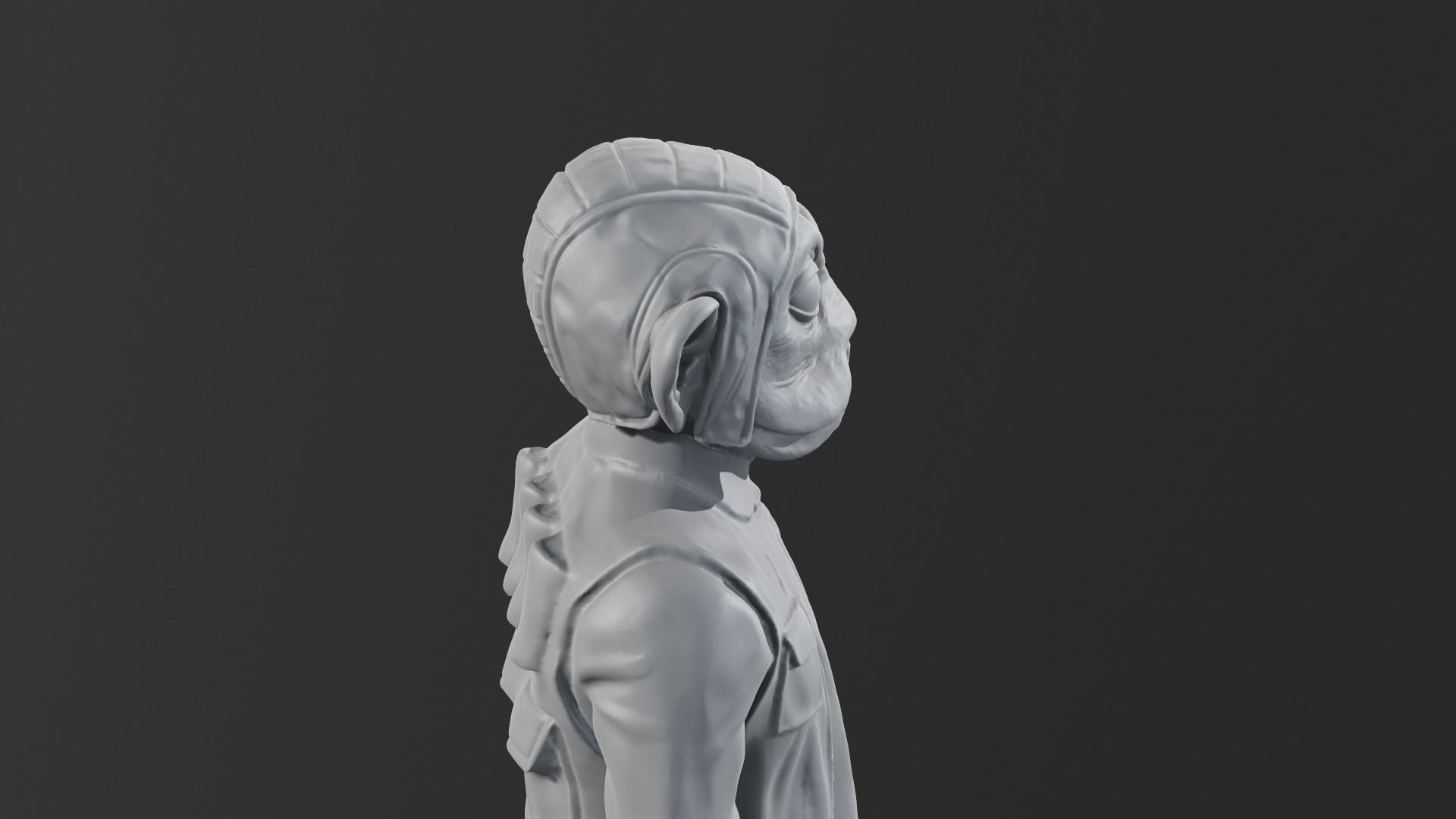 Richard Bonehill - Nien Nunb - Star Wars 3D print model_10
