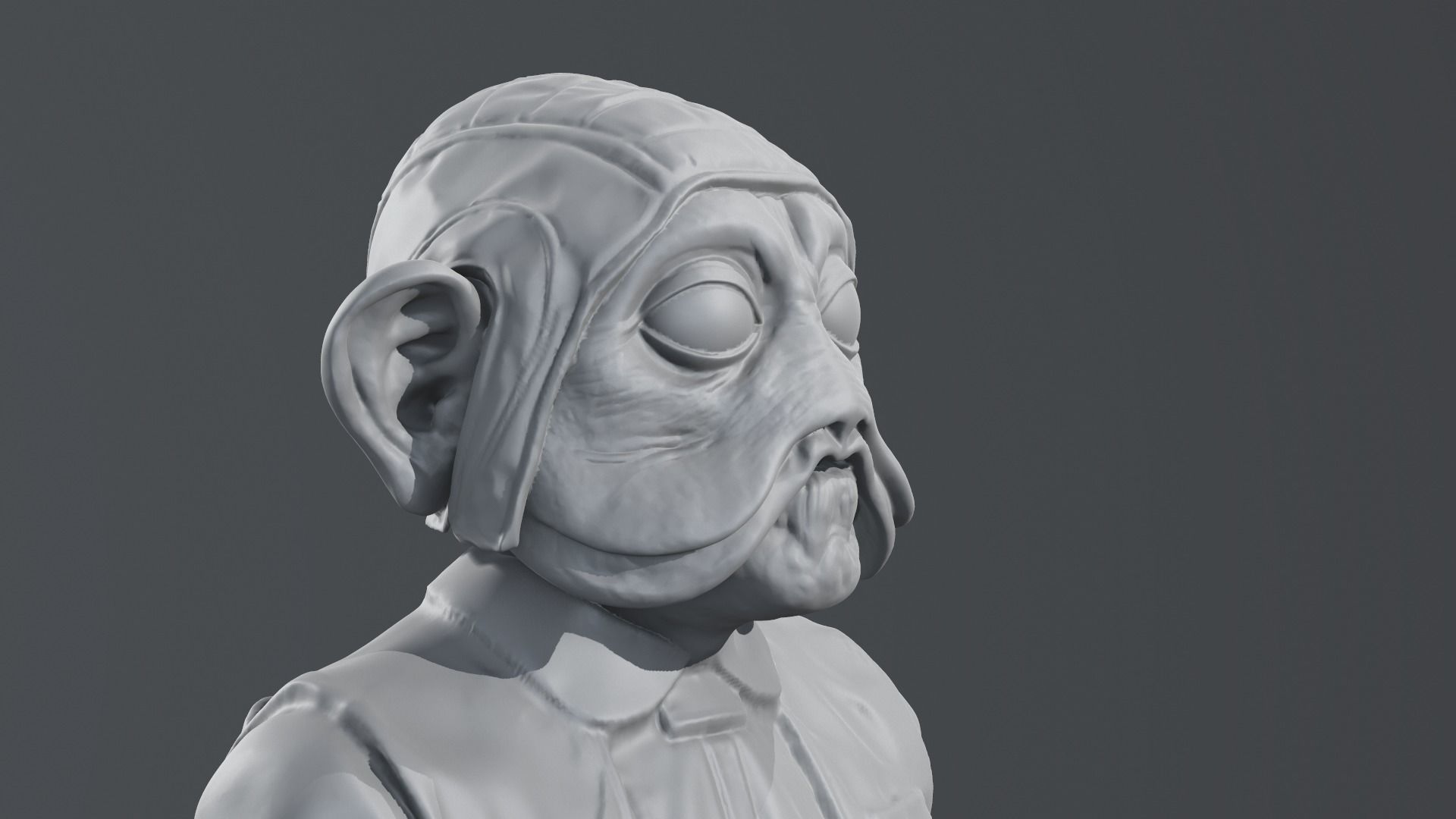 Richard Bonehill - Nien Nunb - Star Wars 3D print model_18