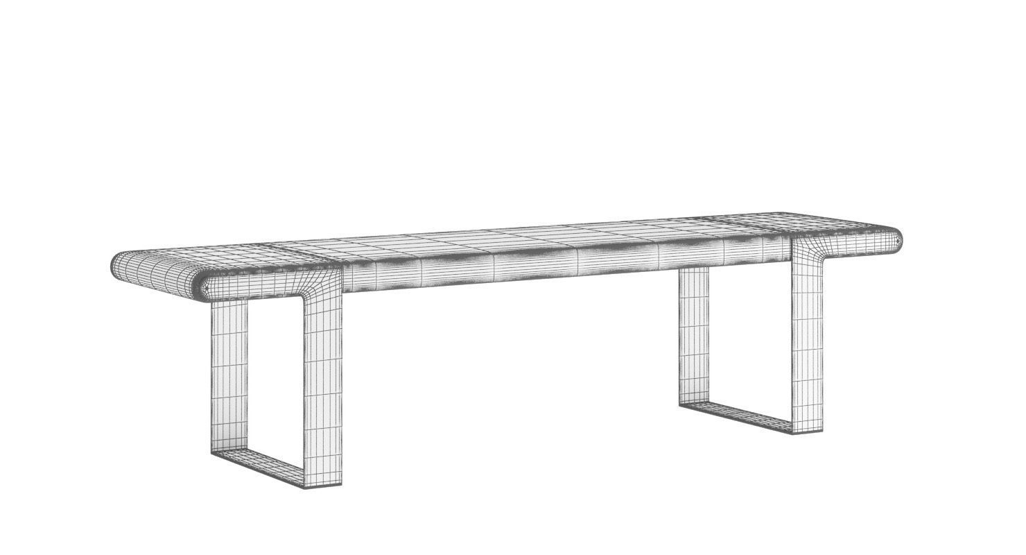 Bench 05 3D model_10
