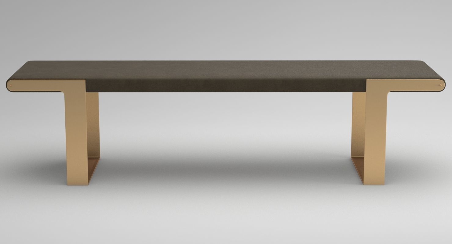 Bench 05 3D model_8