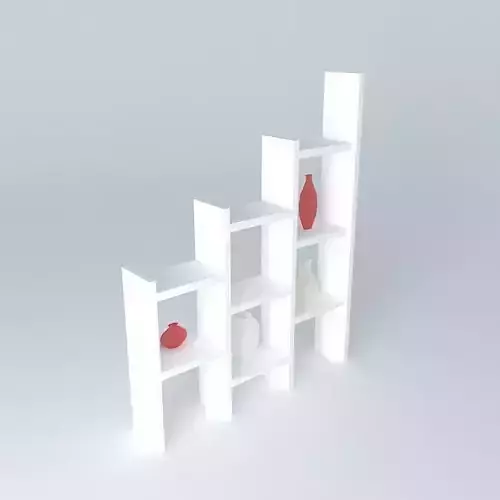 shelves section SU 3D model