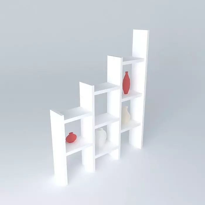 shelves section SU 3D model Free 3D model