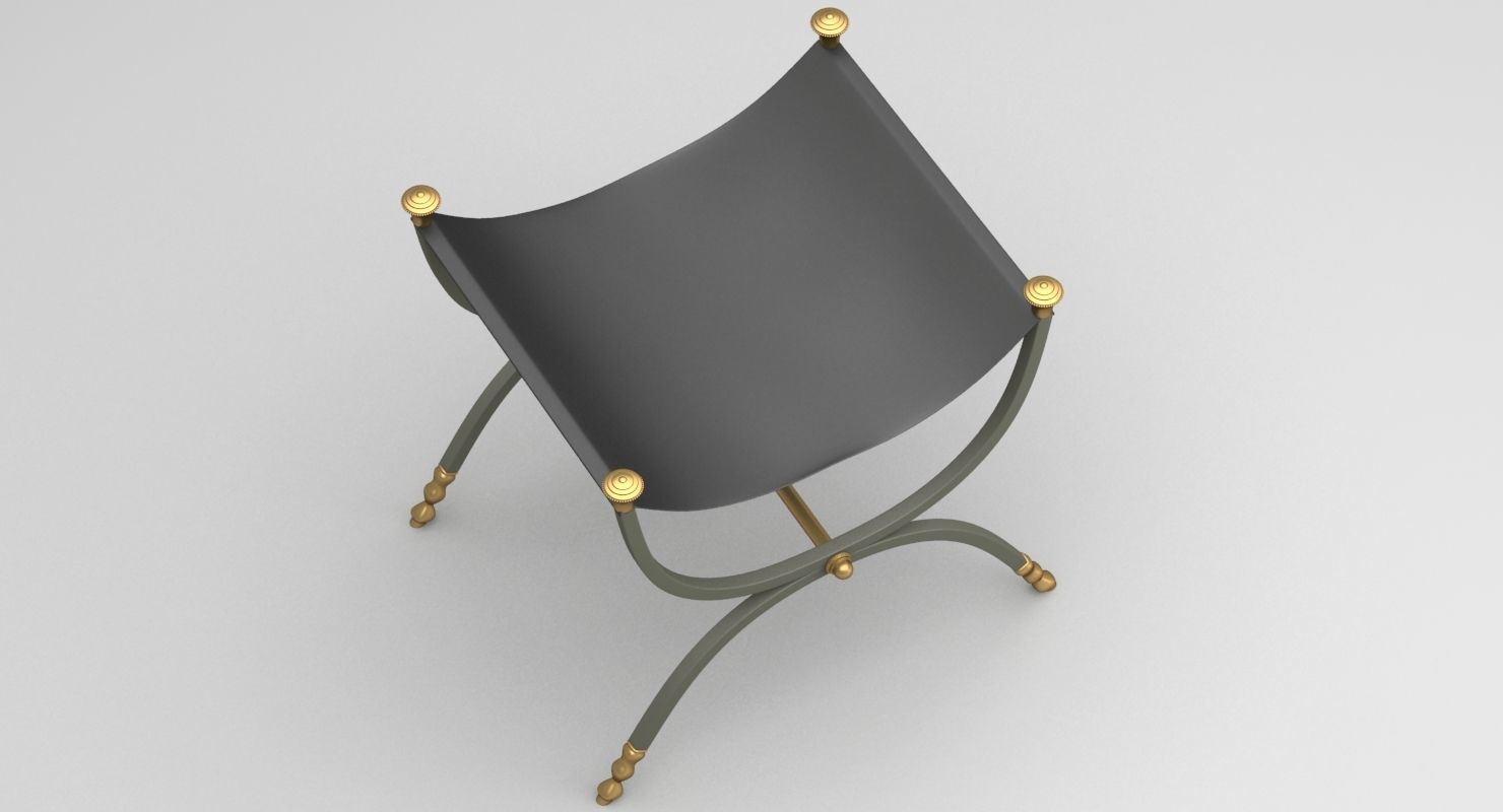 Bench 09 3D model_8