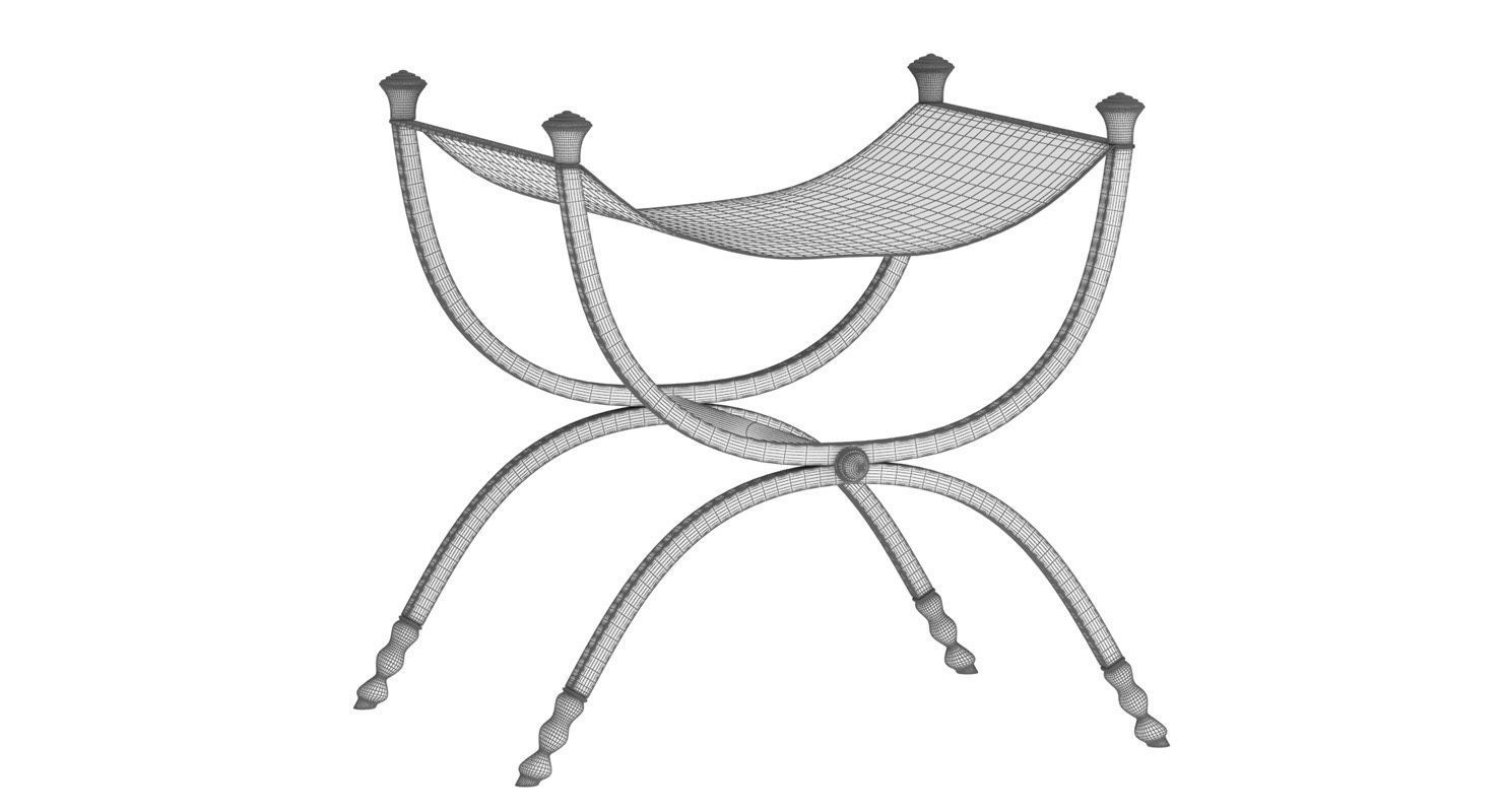 Bench 09 3D model_11