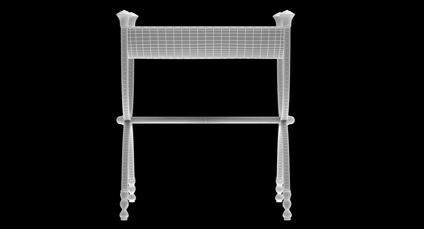Bench 09 3D model_10