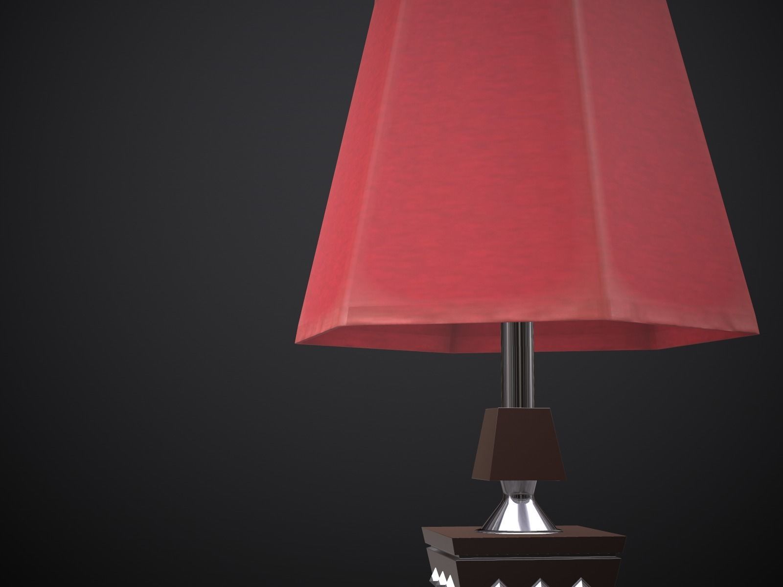 Table Lamp - Decor  Low-poly 3D model_4
