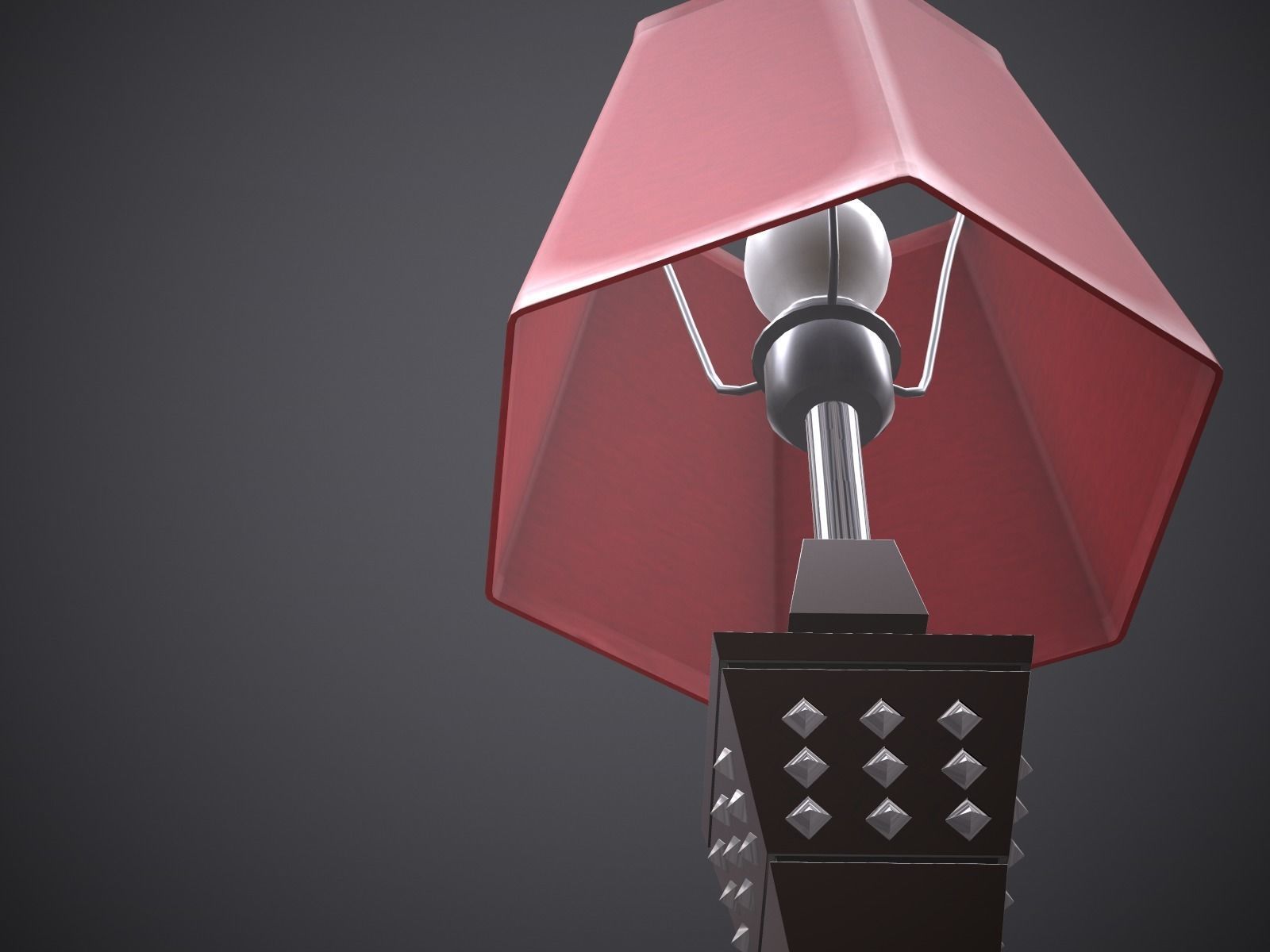 Table Lamp - Decor  Low-poly 3D model_11
