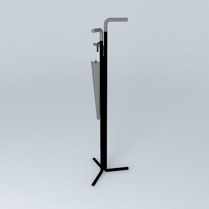hanger 3D model umbrella stand Free 3D model_1