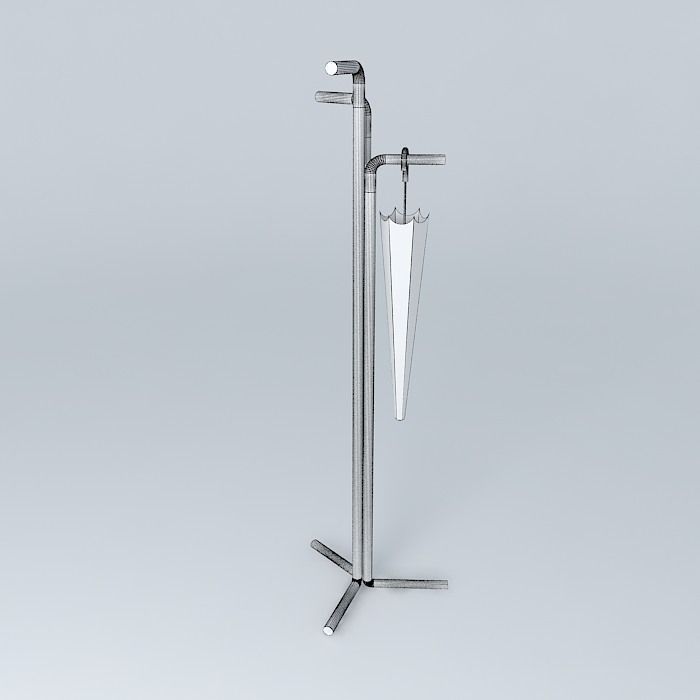 hanger 3D model umbrella stand Free 3D model_3