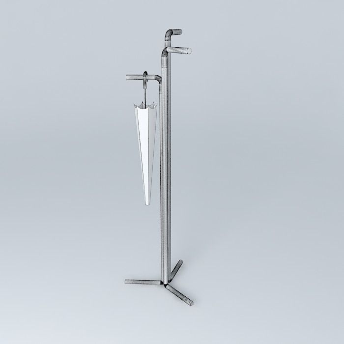 hanger 3D model umbrella stand Free 3D model_4