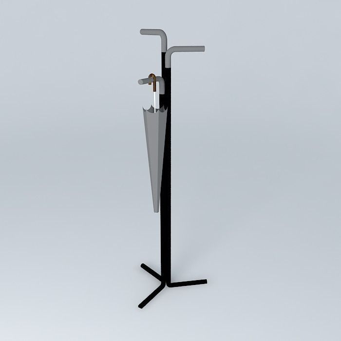 hanger 3D model umbrella stand Free 3D model_2
