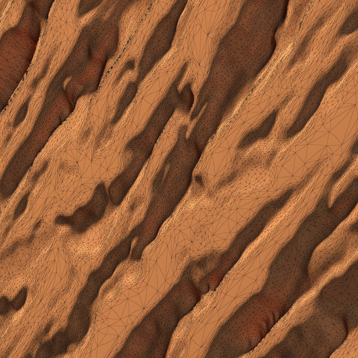 Slab stone rock granite huge n1 3D model_11