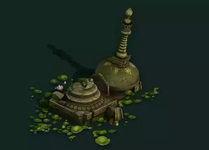 Kashayana Buddhist Forest Broken Water Pagoda 3