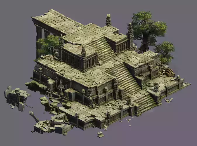 Model - Kashayana Buddha Forest Law Hall altar 02