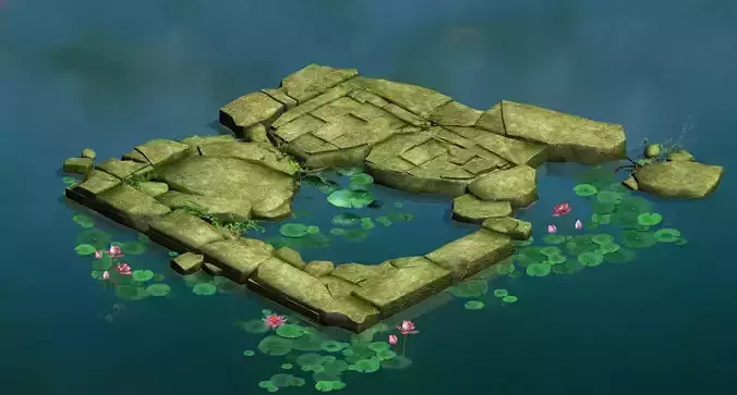 Game Model - Kasyapa Forest Water Platform