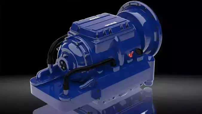 Transmission VOITH DIWA 6 Free 3D model