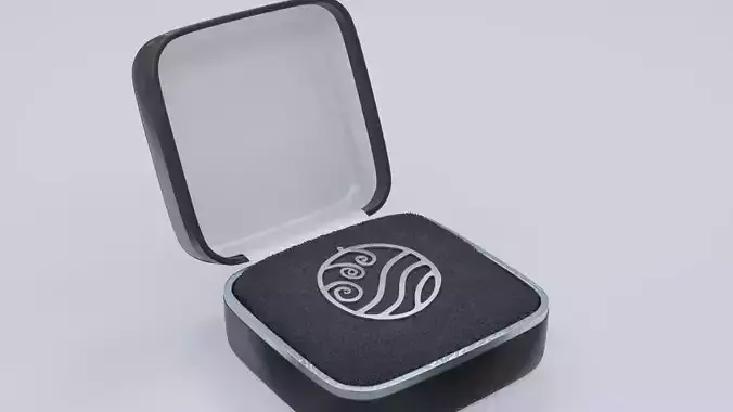 Wave Pendant 3D print model