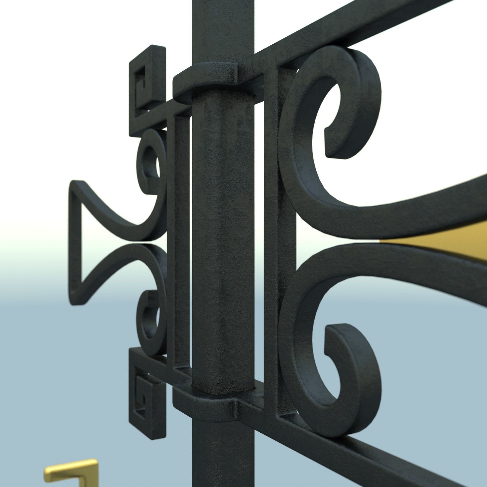 weather vane 3D model_6