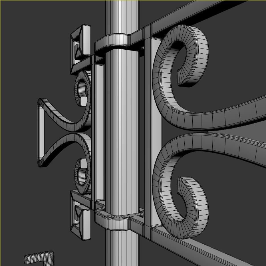 weather vane 3D model_21