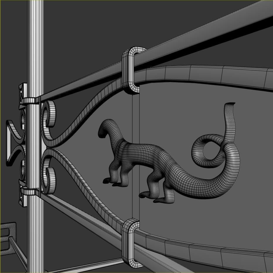 weather vane 3D model_18