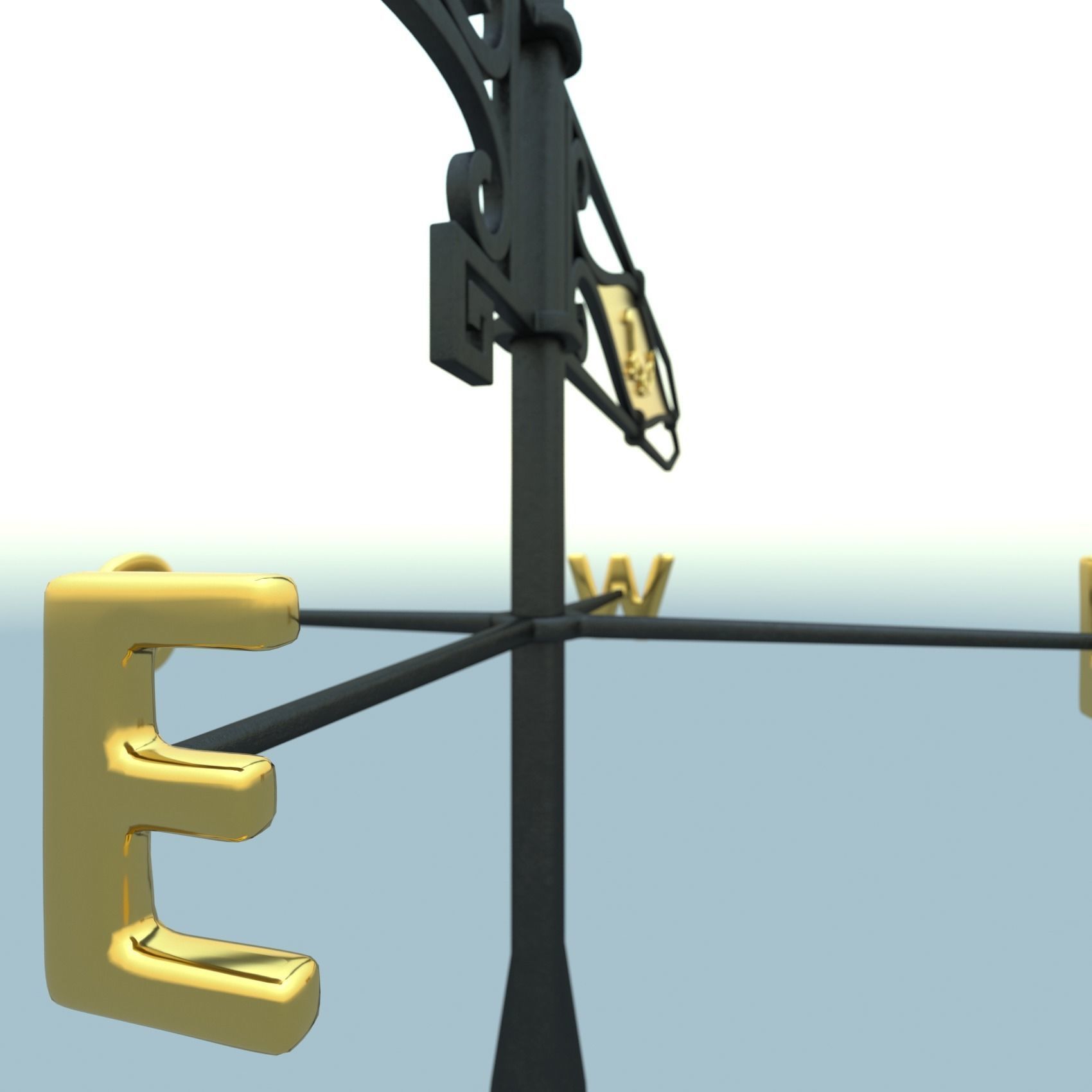 weather vane 3D model_3