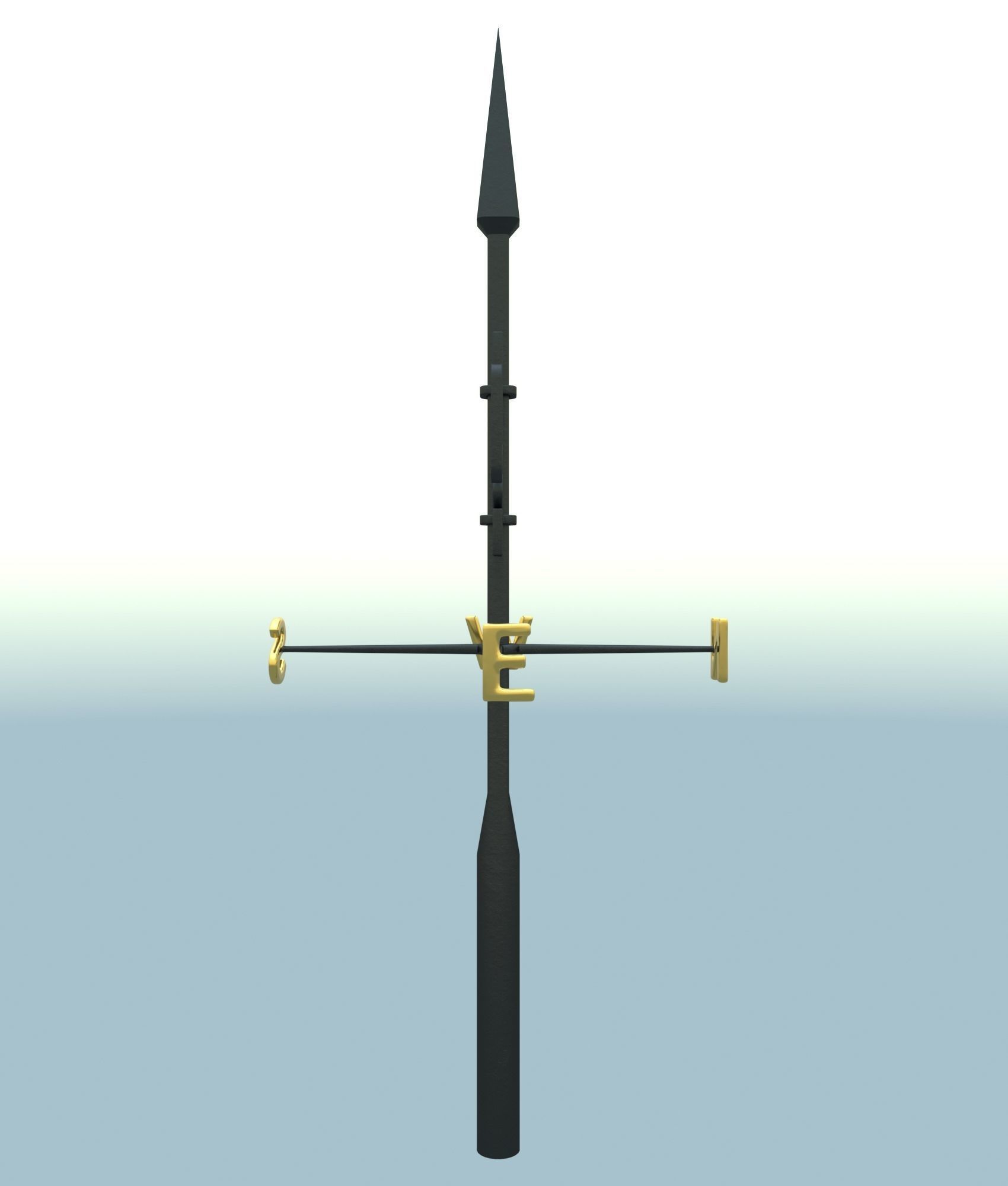 weather vane 3D model_15