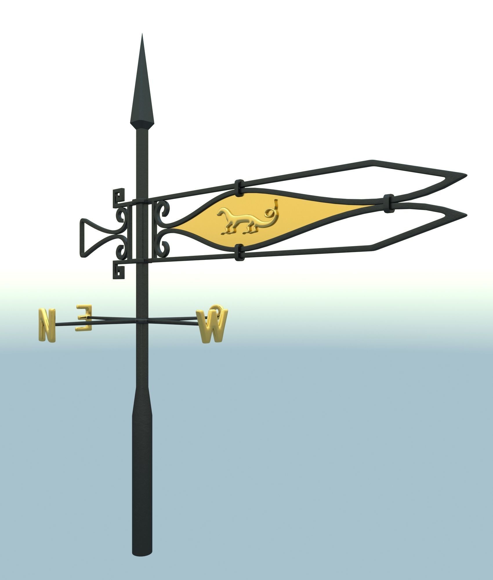 weather vane 3D model_8