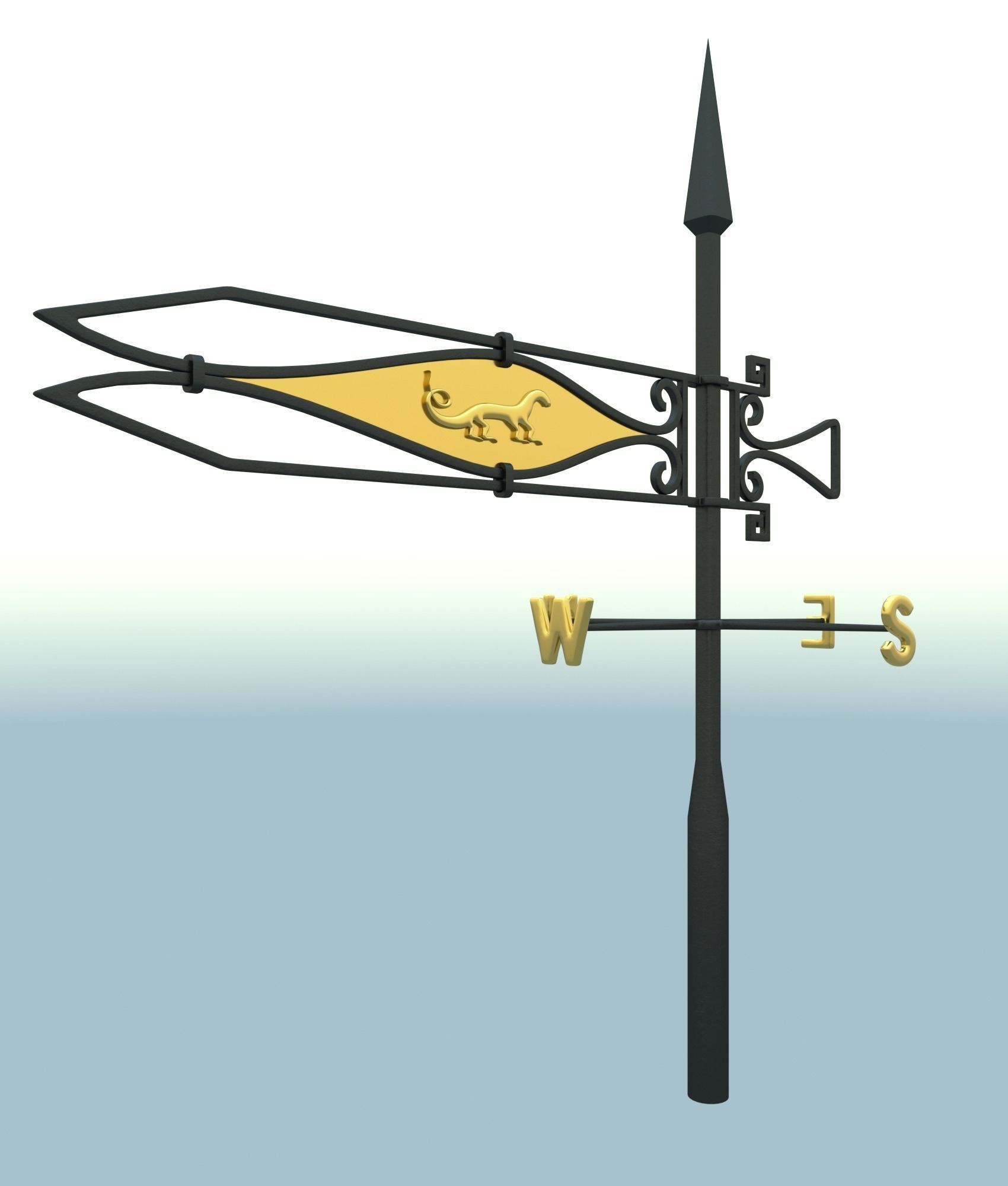 weather vane 3D model_12
