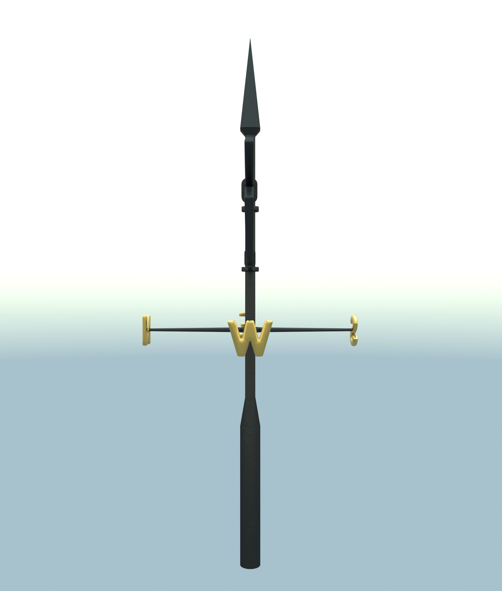 weather vane 3D model_11