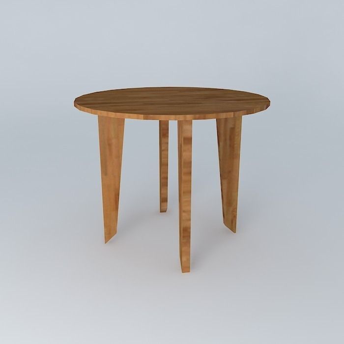 table round 3D model Free 3D model_2