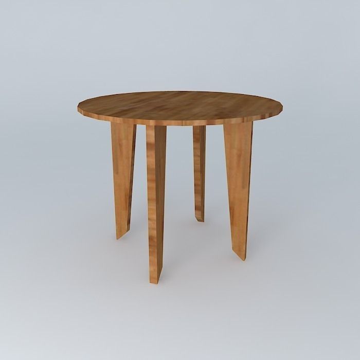 table round 3D model Free 3D model_1