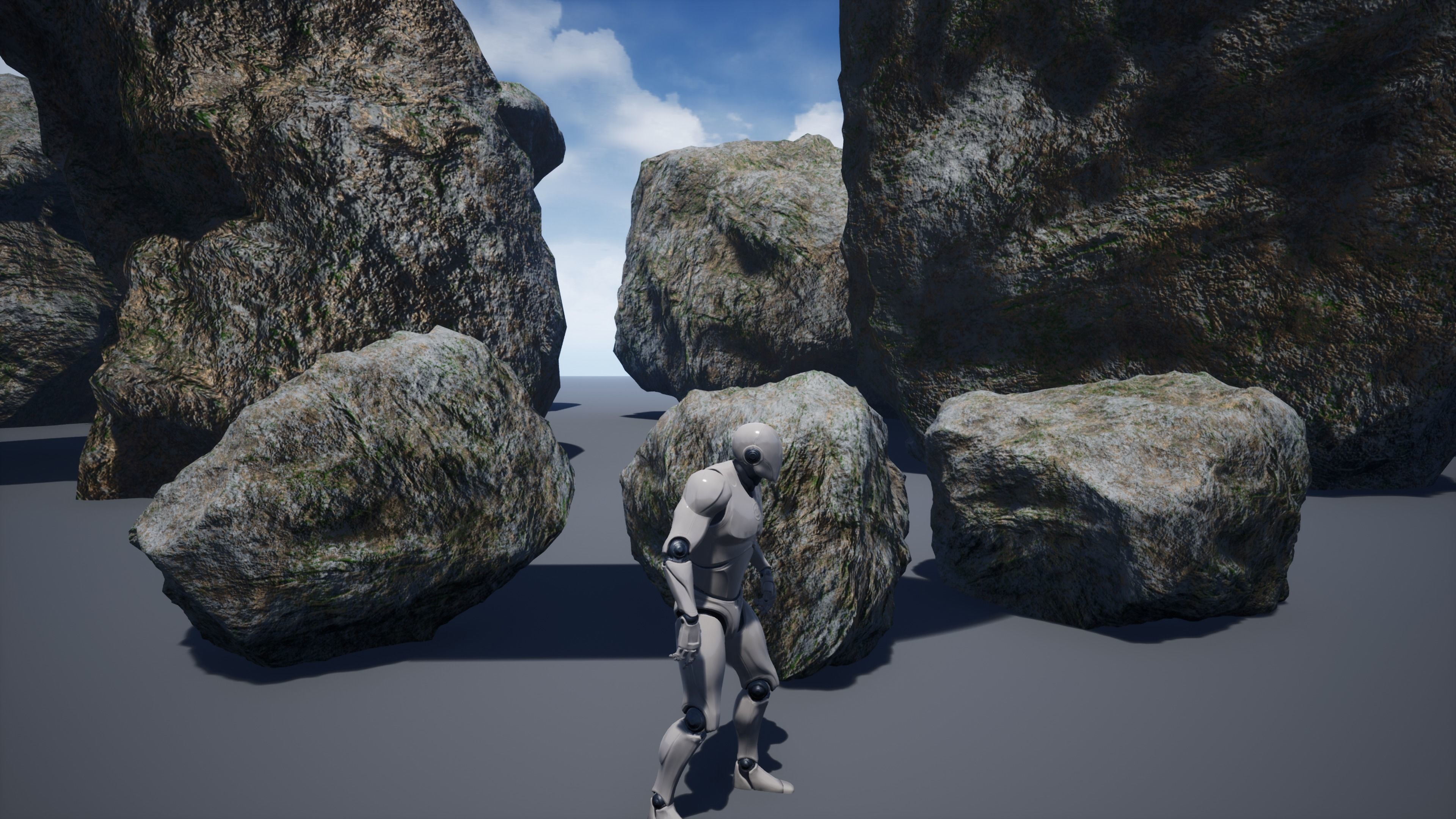 Rocks-winter textures included Free low-poly 3D model_5