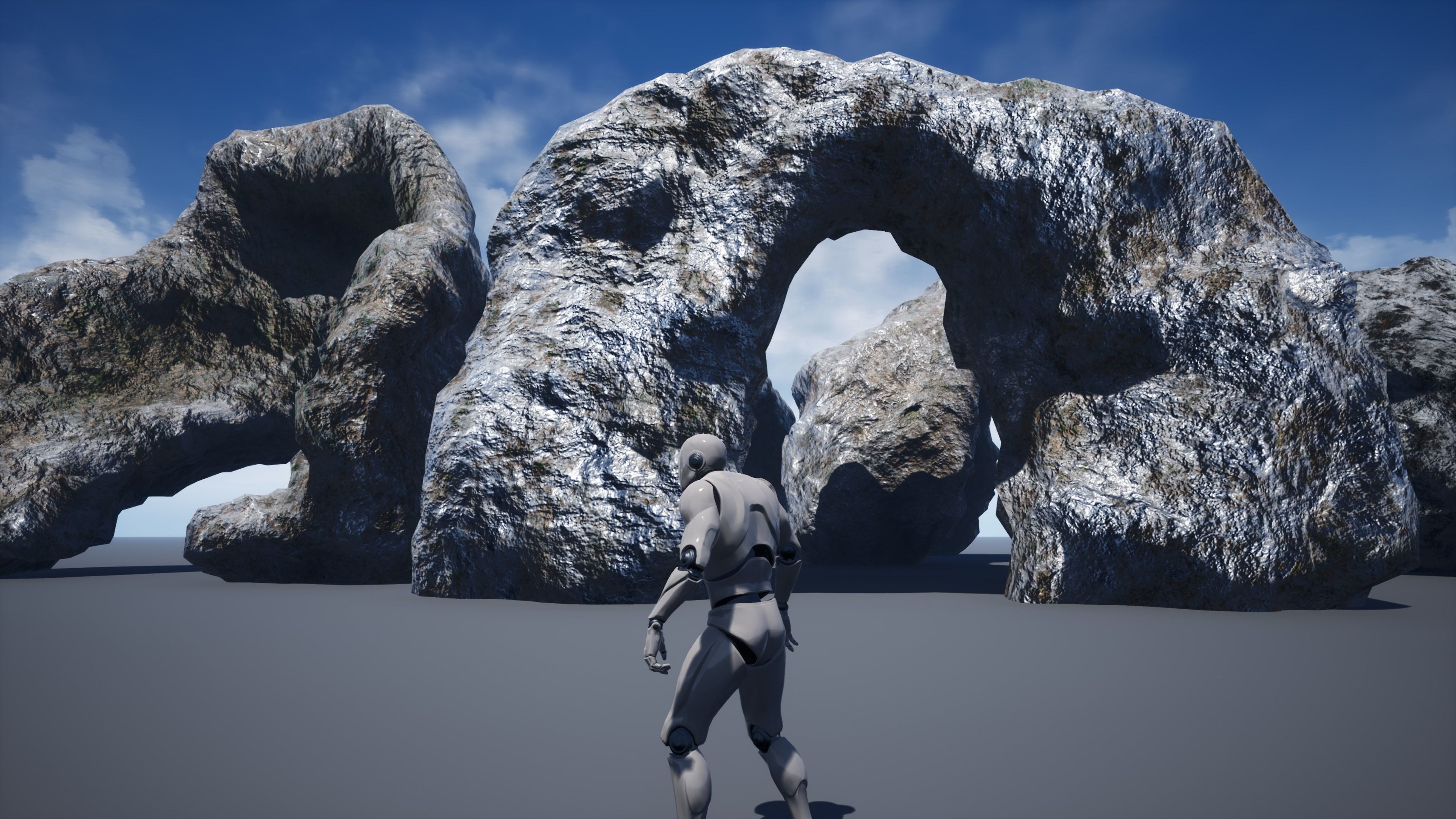 Rocks-winter textures included Free low-poly 3D model_12