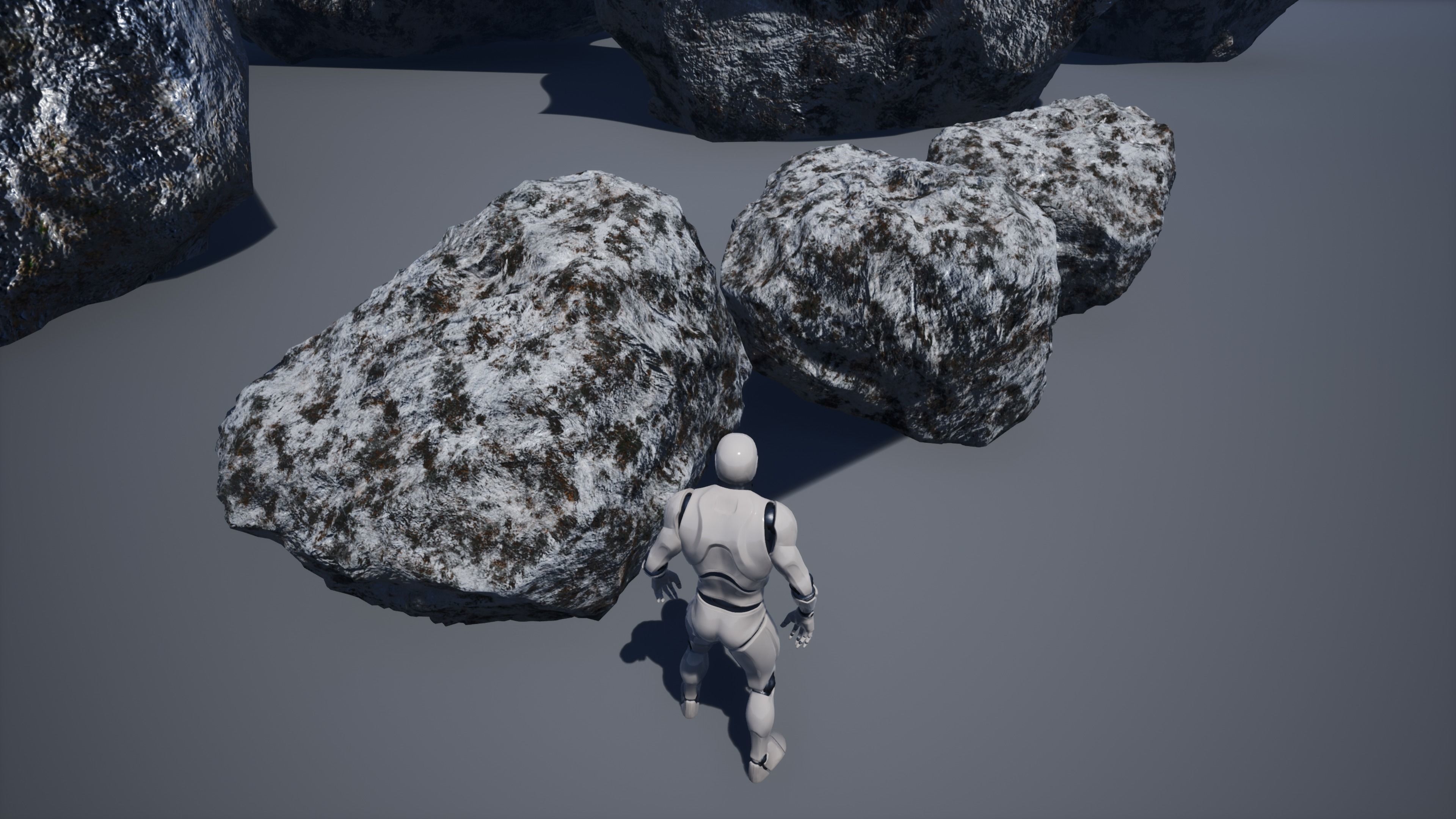 Rocks-winter textures included Free low-poly 3D model_11