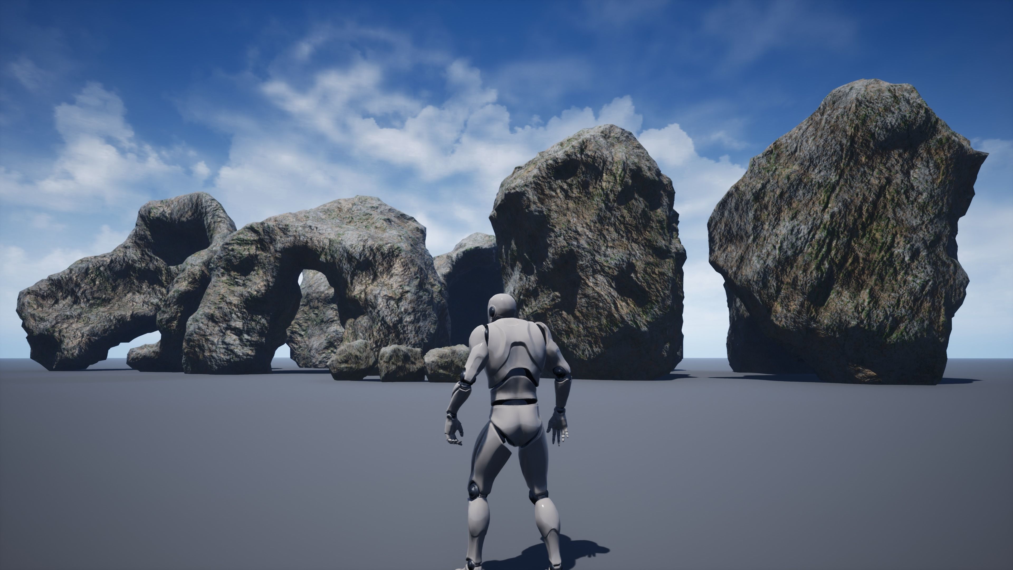 Rocks-winter textures included Free low-poly 3D model_2