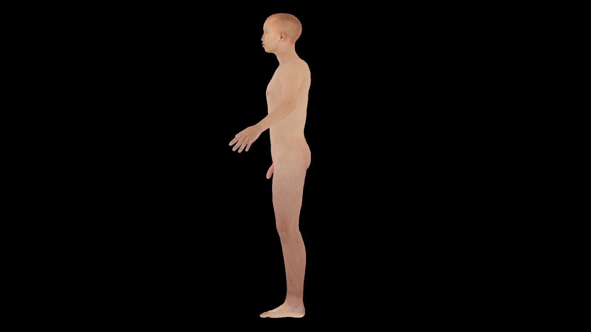 Model 13 male nude mannequin 3D model_3