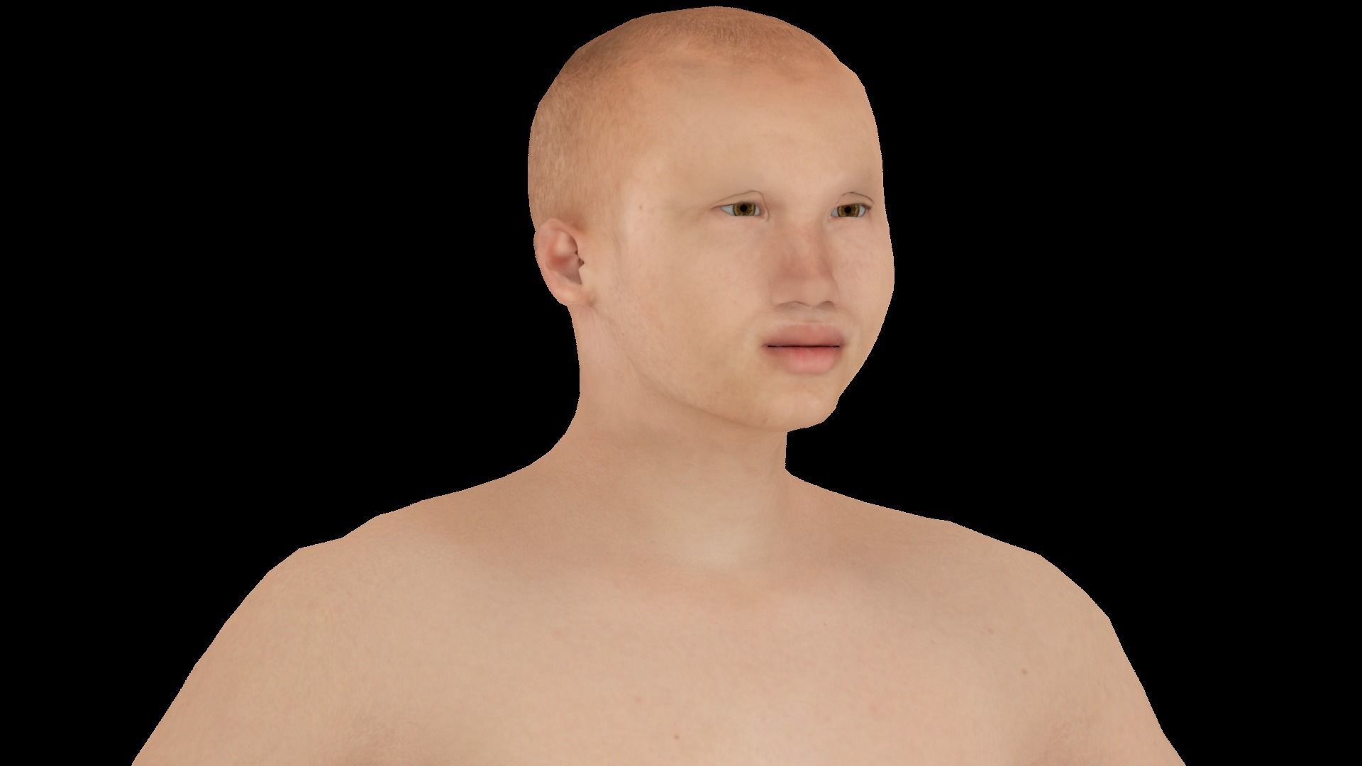 Model 13 male nude mannequin 3D model_1