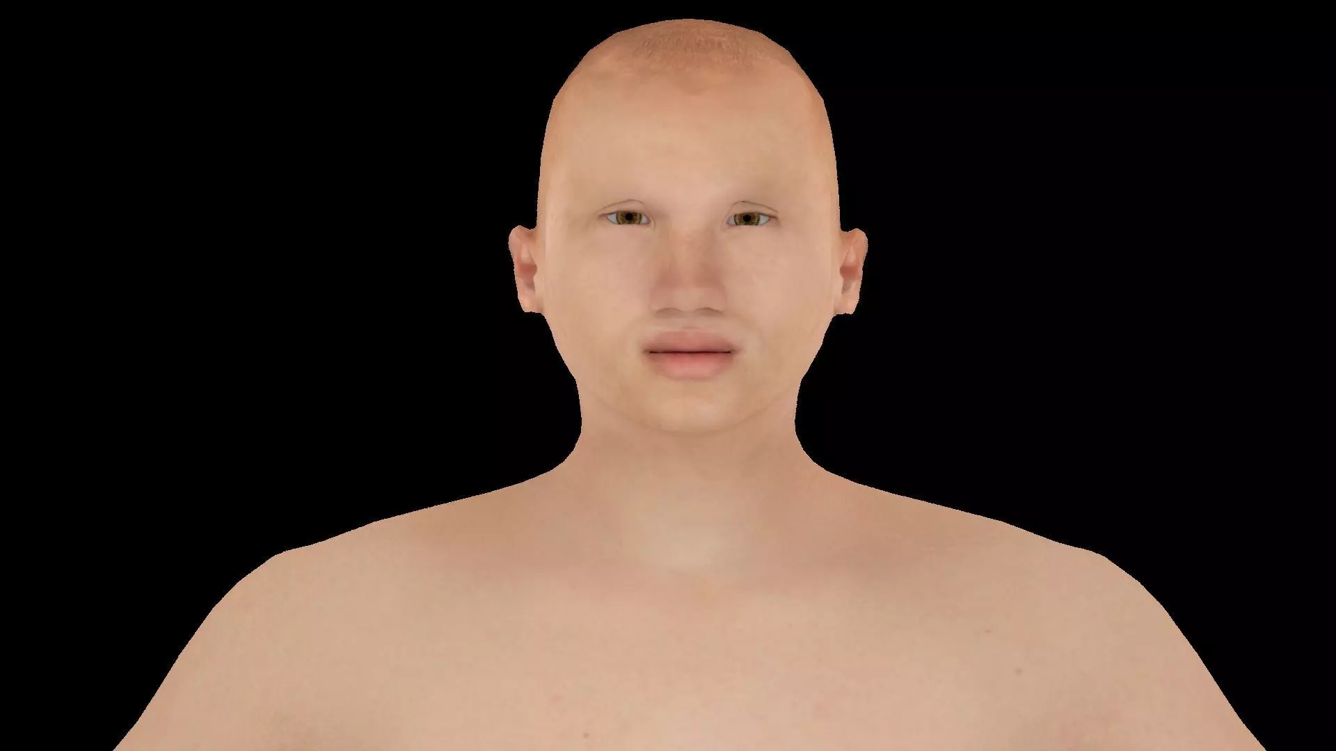 Model 13 male nude mannequin 3D model_0