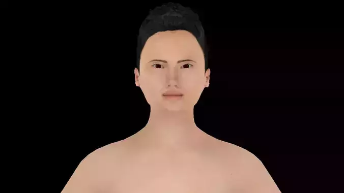 Model 2 naked person