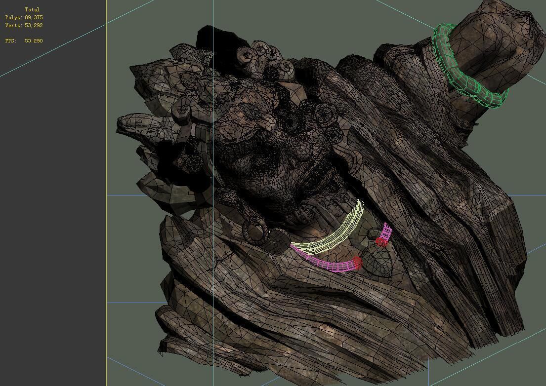 Model - Kashayana Buddha Forest Water Sculpture 01 3D model_3