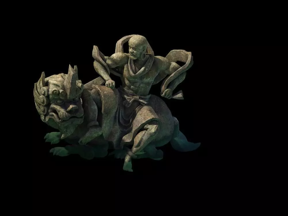 Model - Kashayana Buddha Forest Water Sculpture 03 3D model_0