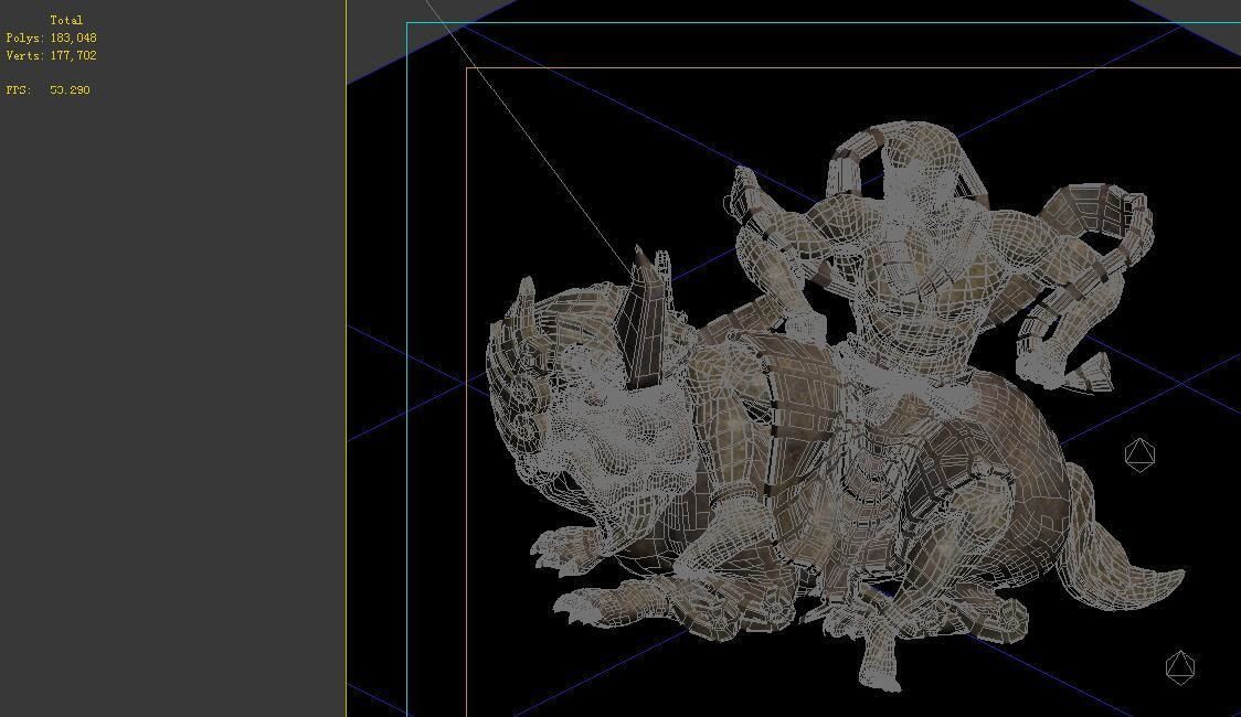 Model - Kashayana Buddha Forest Water Sculpture 03 3D model_2